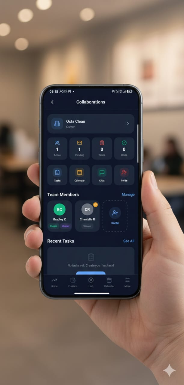 Collaborations screenshot